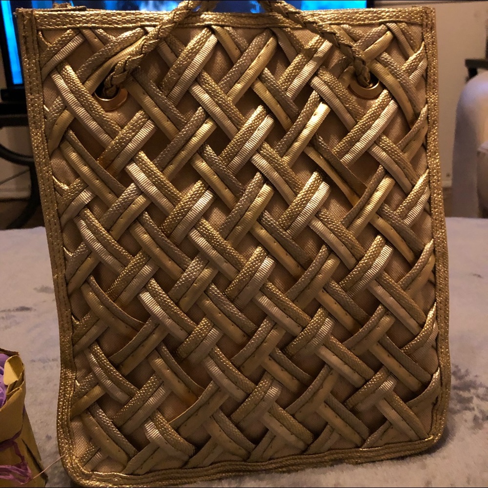Gold Shoulder Bag
